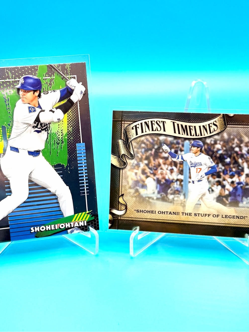 🔥Shohei Ohtani Lot! 🔥Topps Finest Common Insert + Gold Finest Timelines! 🤯